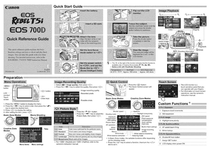 Canon EOS 700D User manual