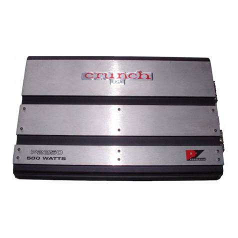 Crunch PowerZone P260 owner's manual