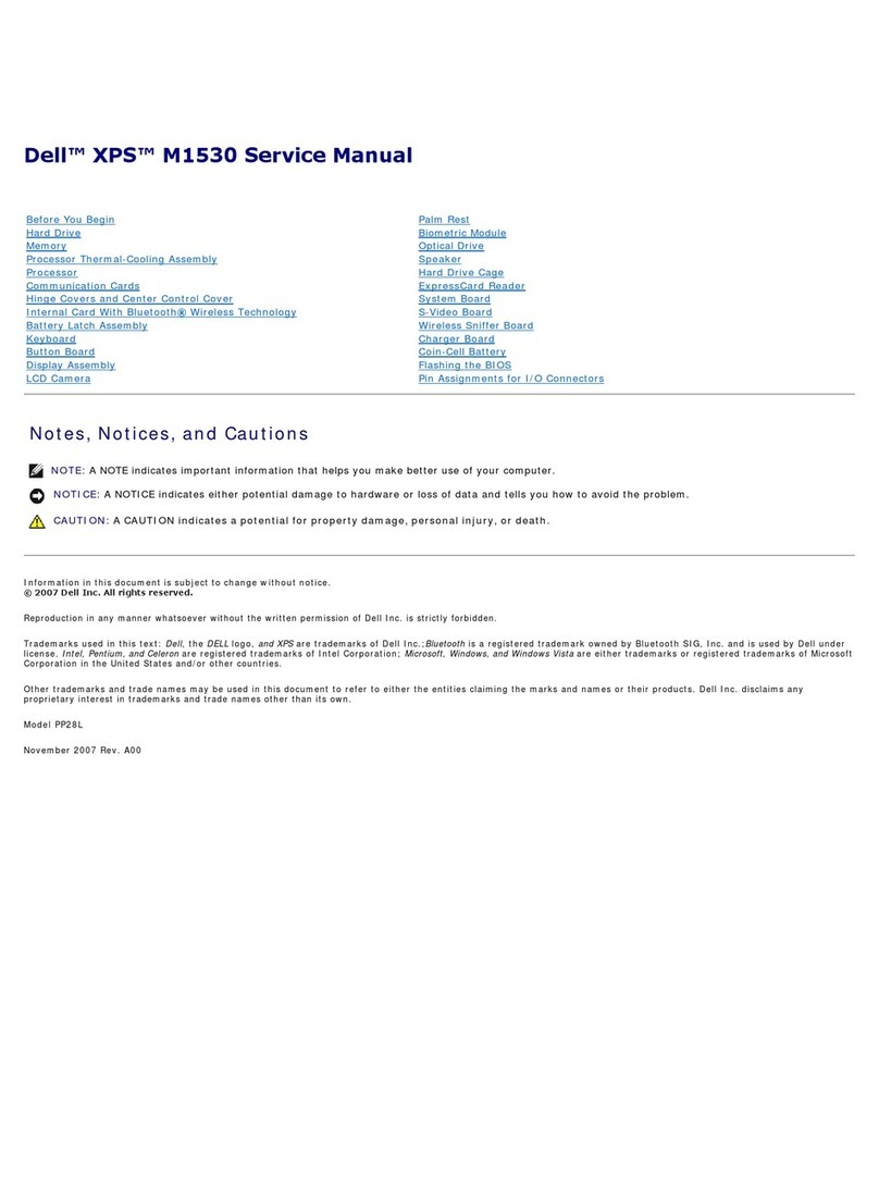 Dell M1530 - XPS laptop. TUXEDO User manual