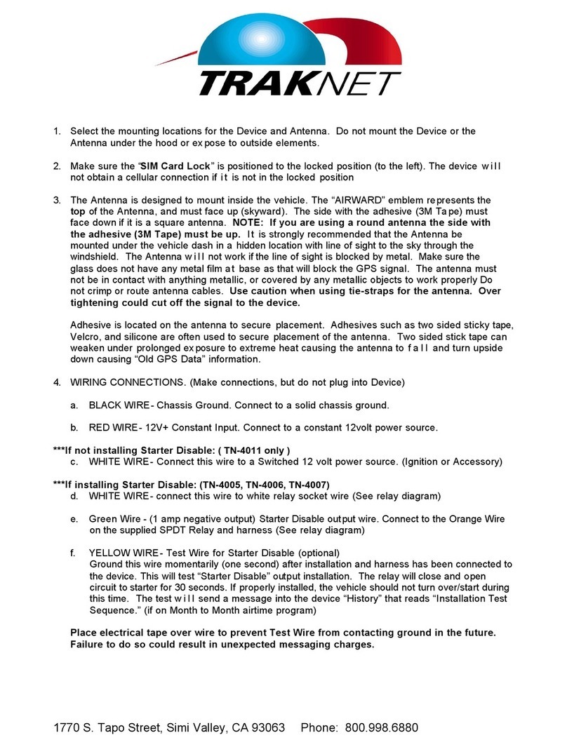 CrimeStopper Traknet TN-4011 User manual