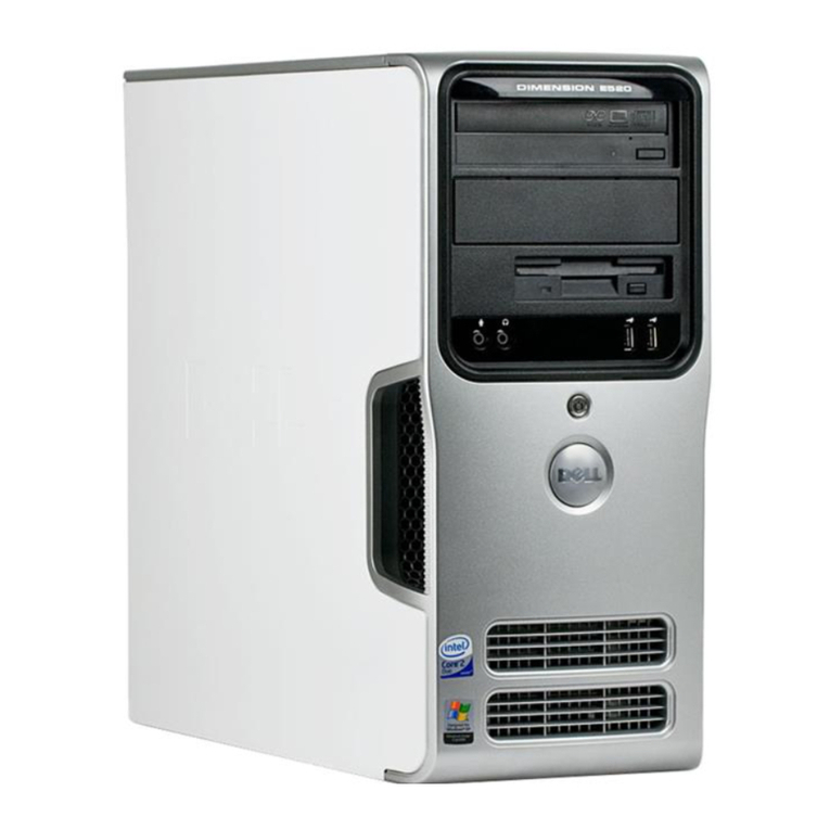Dell Dimension E520 User manual
