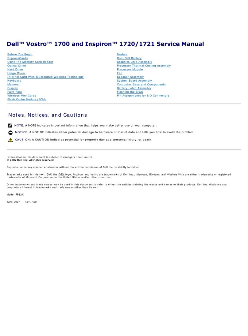 Dell 1700 - Personal Laser Printer B/W User manual