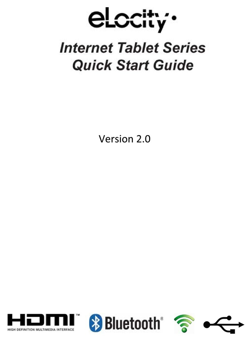 Elocity A7+ quick start guide