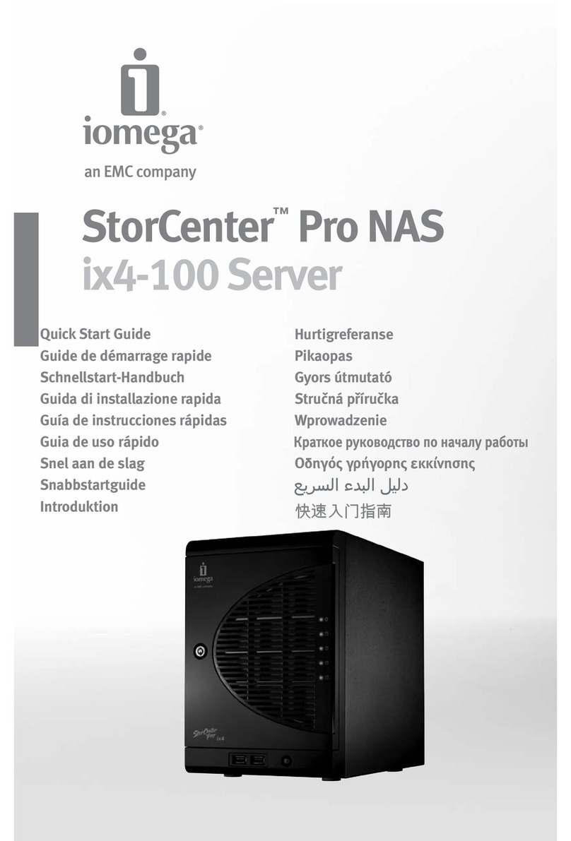 Iomega 34340 - StorCenter Pro ix4-100 NAS Server quick start guide