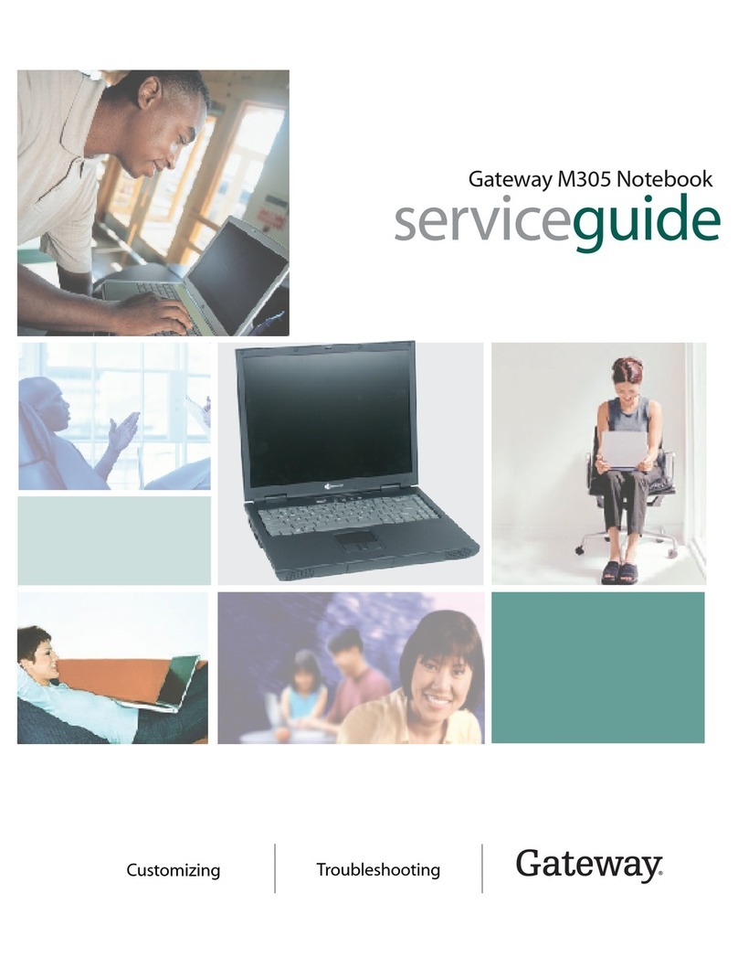 Gateway M305 User manual