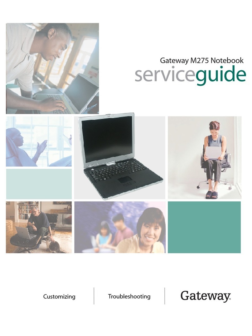 Gateway M275 User manual