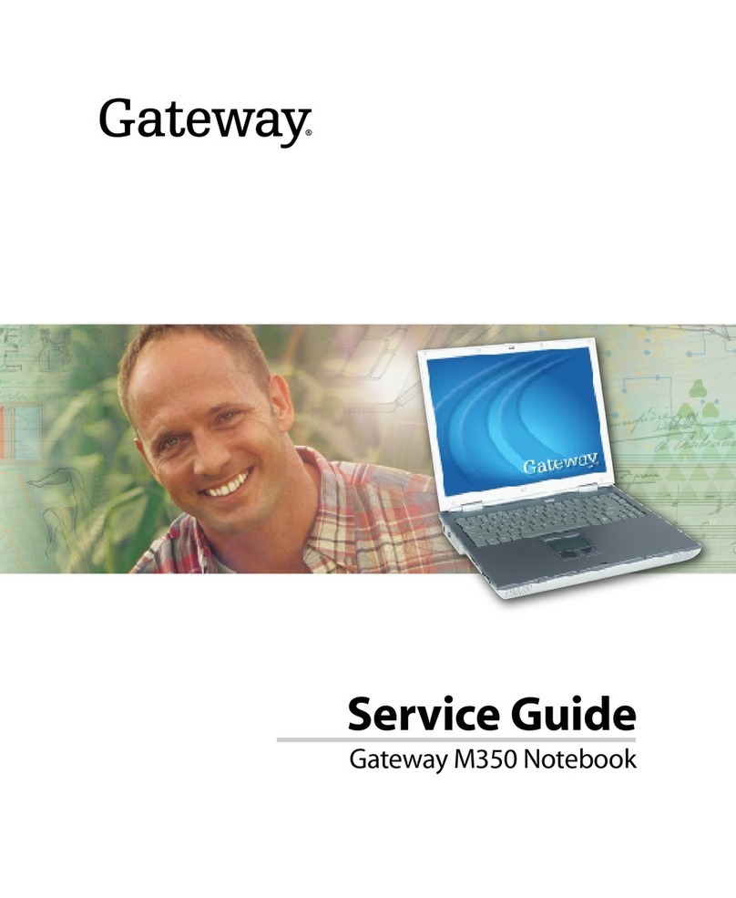 Gateway M350 User manual