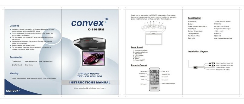 Convex C-1101RM User manual Convex C-1101RM User manual