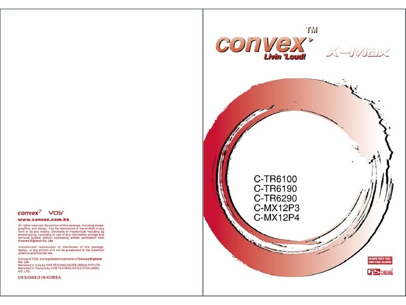 Convex C-MX12P3 user manual