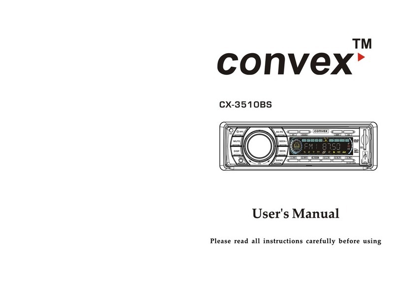 Convex CX-3510BS User manual
