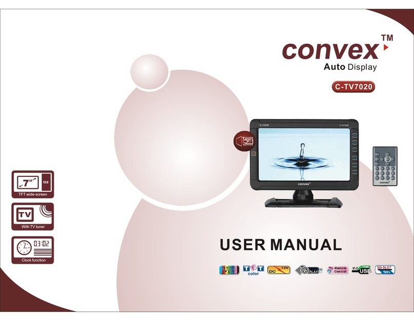 Convex C-TV7020 User manual