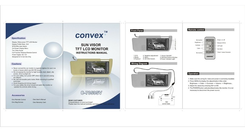 Convex C-7050SV User manual Convex C-7050SV User manual