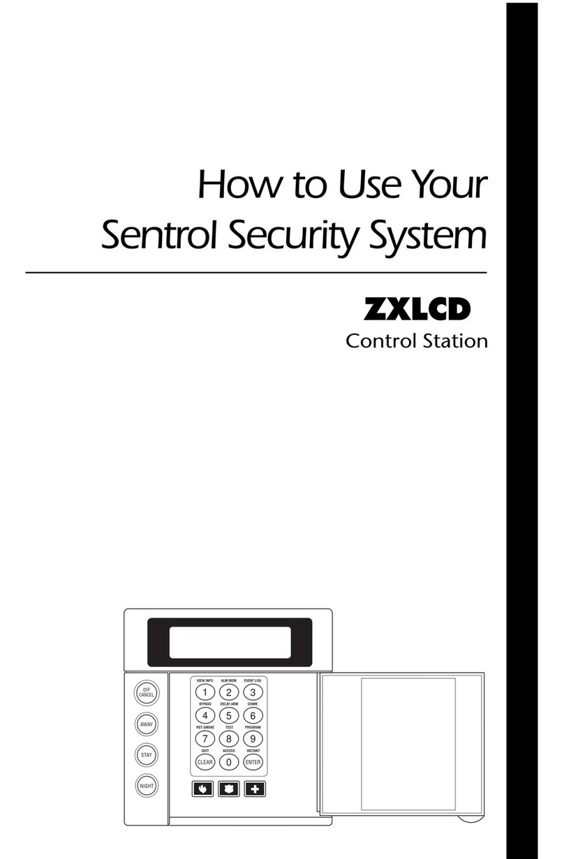 Sentrol X440F User manual