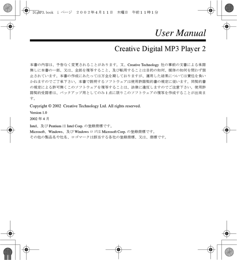 Creative Sound Blaster Audigy 2 Platinum eX User manual