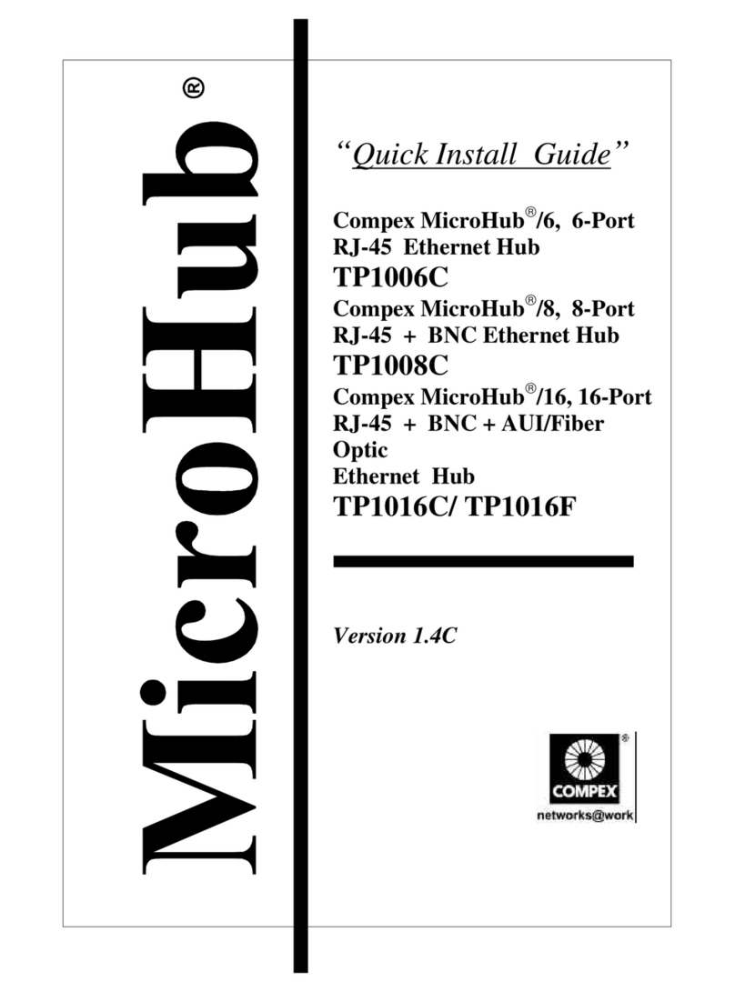Compex MicroHub TP1006C User manual