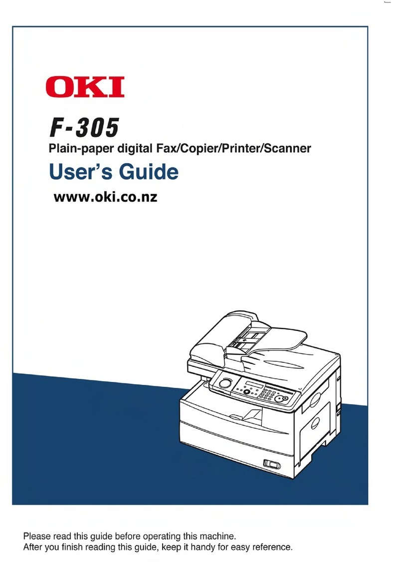 Oki OKIFAX F-305 user guide