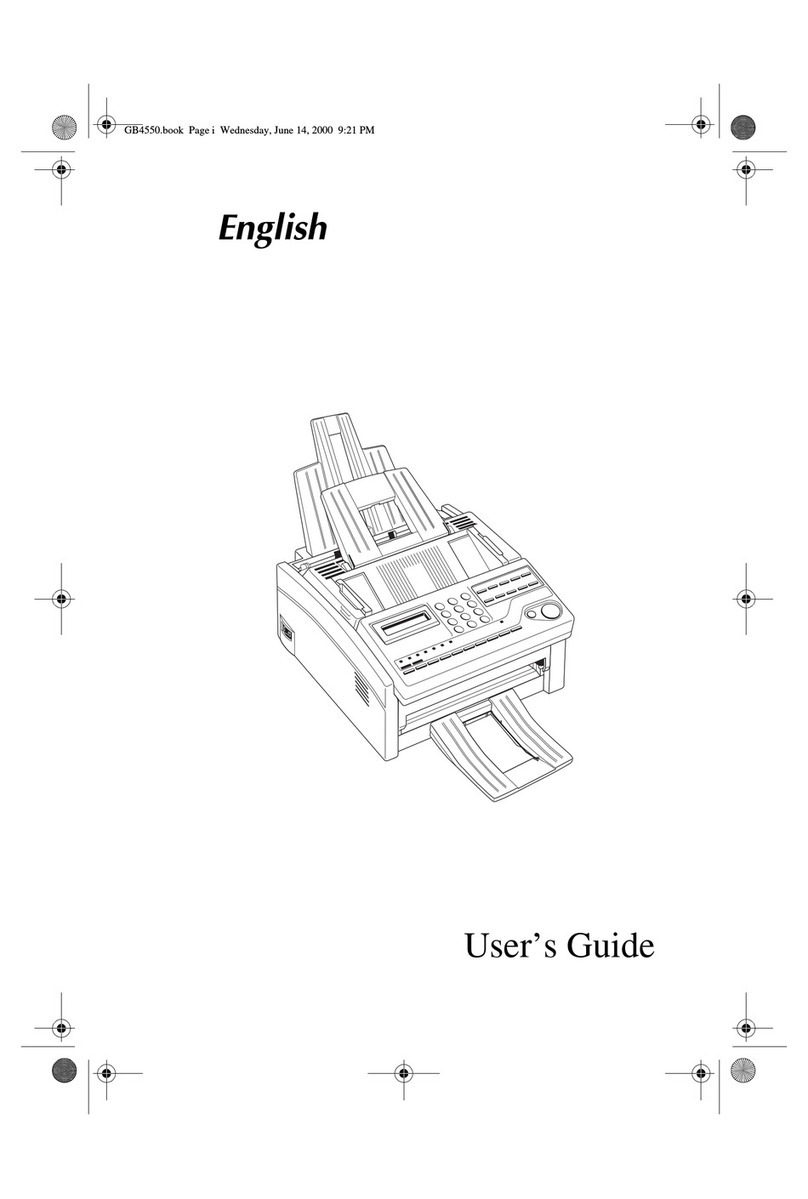 Oki OKIFAX 4550 user guide
