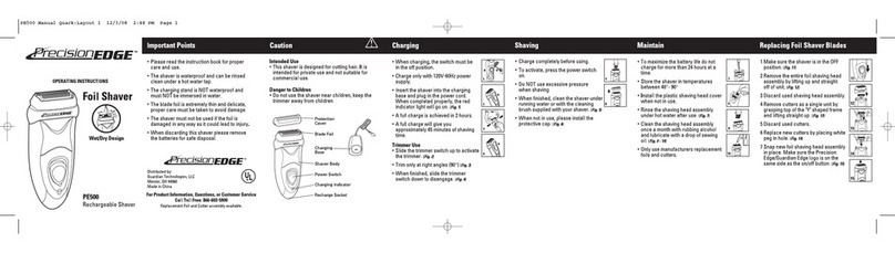 Guardian PrecisionEDGE PE500 Operation instructions