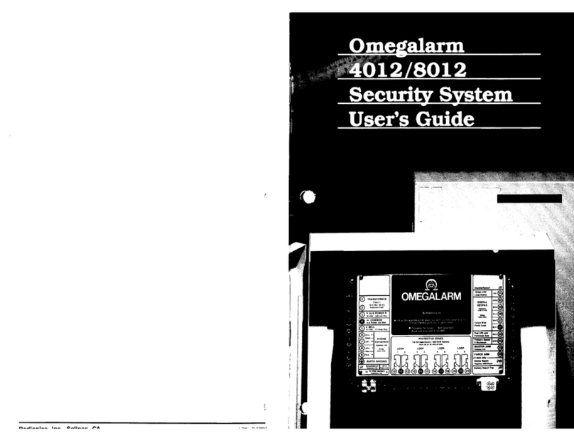Myalarm Omegalarm 4012 User manual