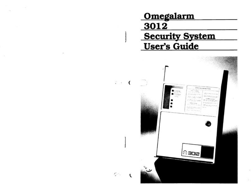 Myalarm Omegalarm 3012 User manual