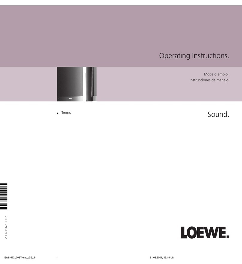 Loewe Tremo User manual Loewe Tremo User manual