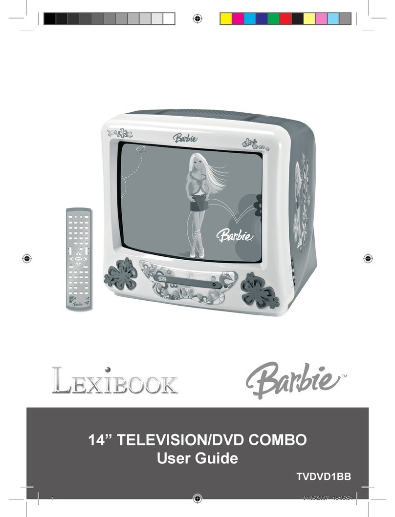 LEXIBOOK Barbie TVDVD1BB user guide