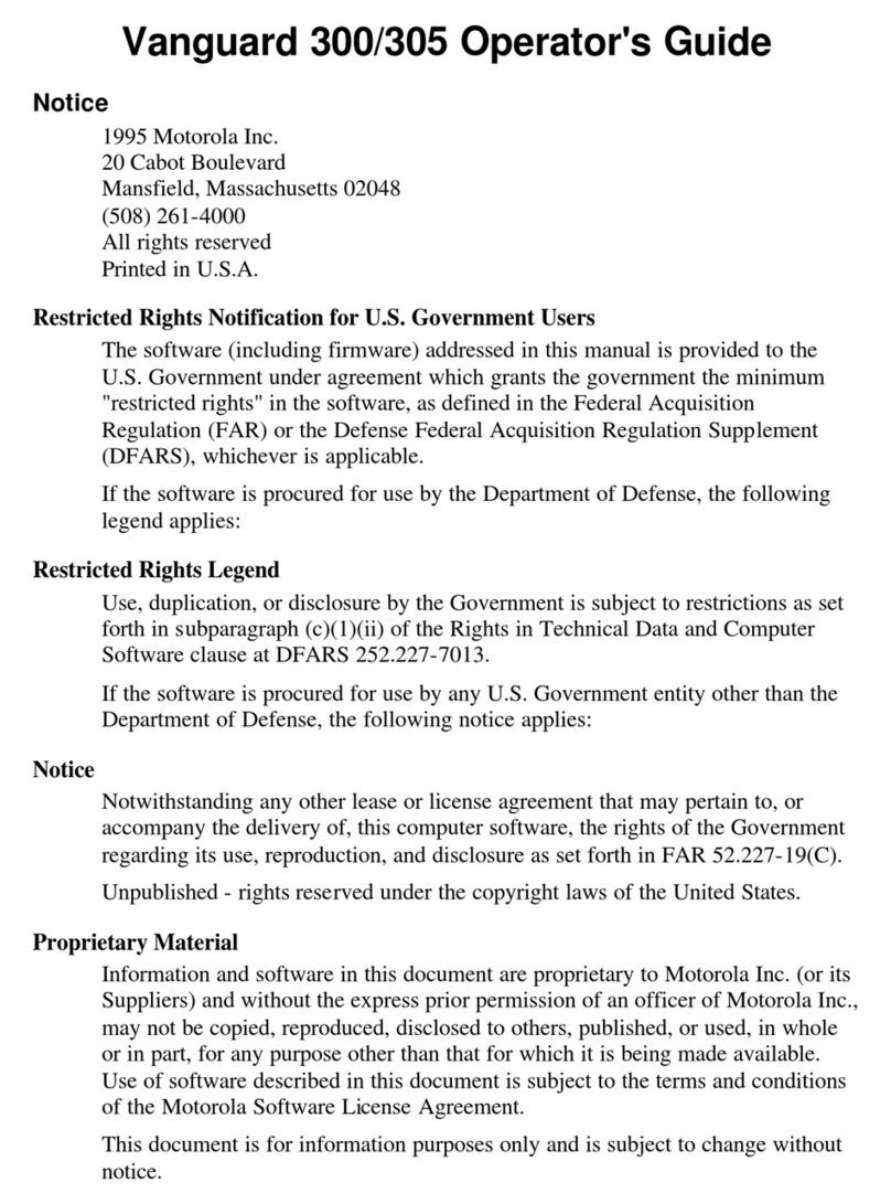 Motorola 68230 - Vanguard 300 DSU/CSU Manual