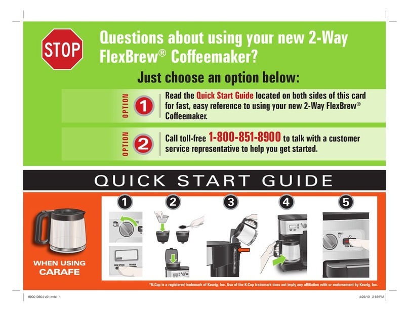 Hamilton Beach 49983C quick start guide