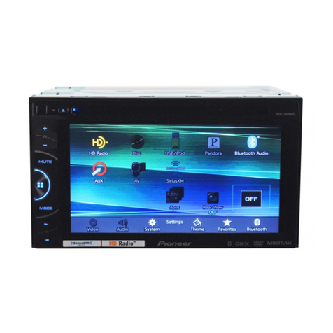 Pioneer AVH-X1600DVD User manual