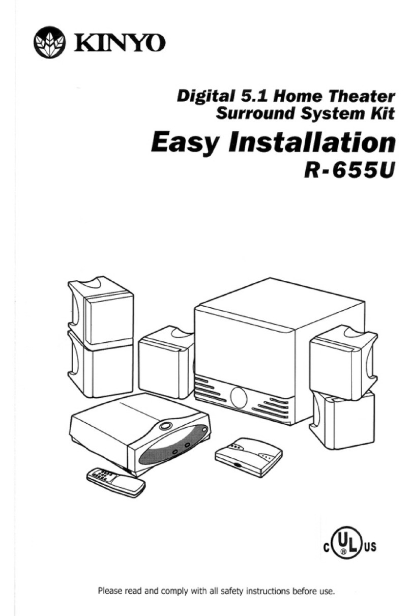 Kinyo R-655U Easy installation