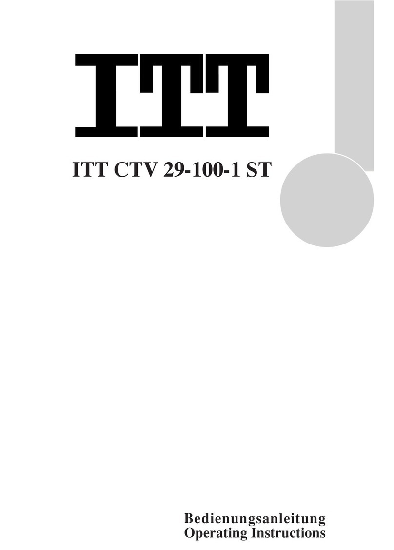 ITT CTV 29-100-1 ST User manual
