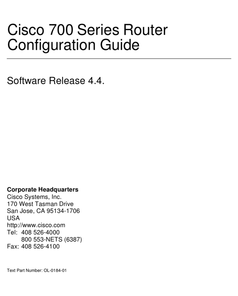 Cisco 700 series User manual