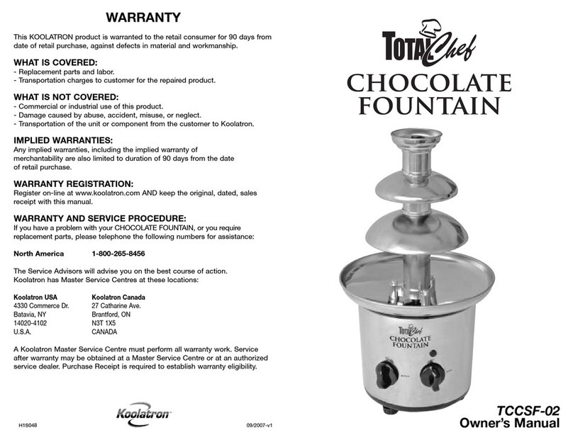 Koolatron TCCSF-02 User manual