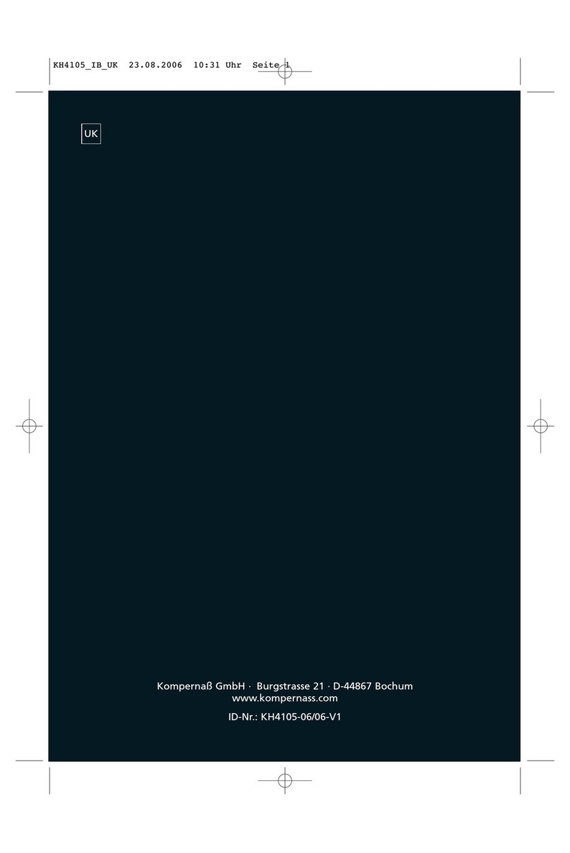 Kompernass KH 4105 operating instructions