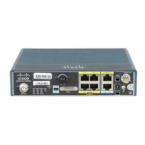 Cisco 819 series User manual Cisco 819 series User manual