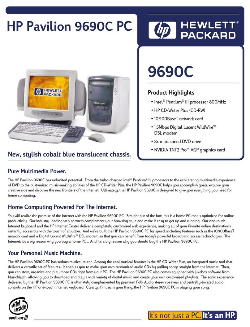 HP Pavilion 9690C User manual