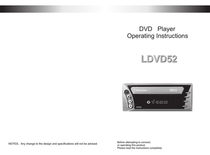 Legacy LDVD52 operating instructions