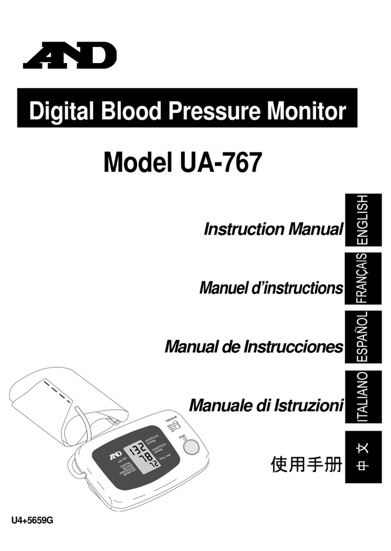 A&D UA-767 User manual