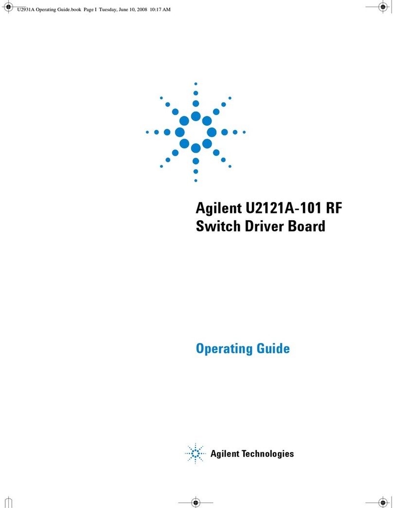 Agilent Technologies U2121A-101 RF User manual