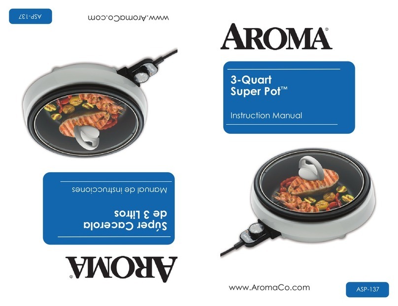 Aroma SuperPot ASP-137 instruction manual