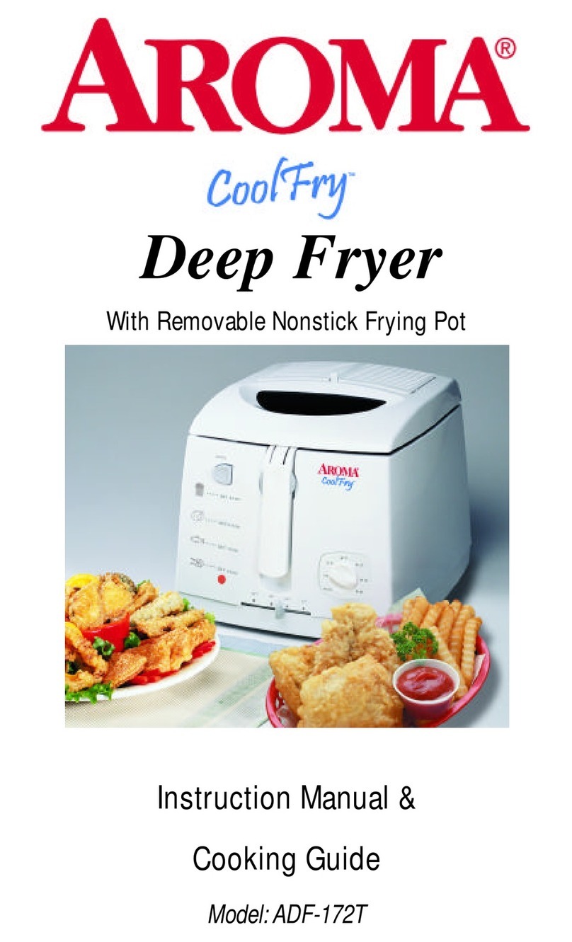 Aroma CoolFry ADF-172T instruction manual