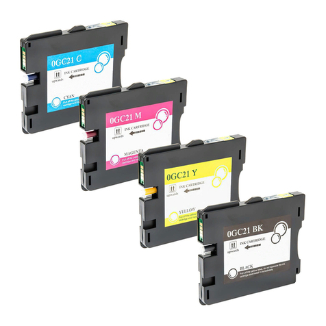 Lanier Print Cartridge GC21 Magenta 480-0403 Operating and maintenance instructions Lanier Print Cartridge GC21 Magenta 480-0403 Operating and maintenance instructions