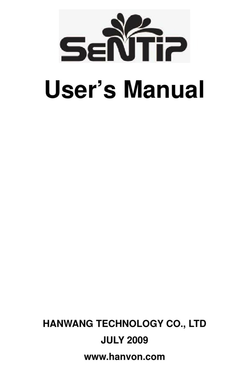 Hanvon SenTip 1201W user manual