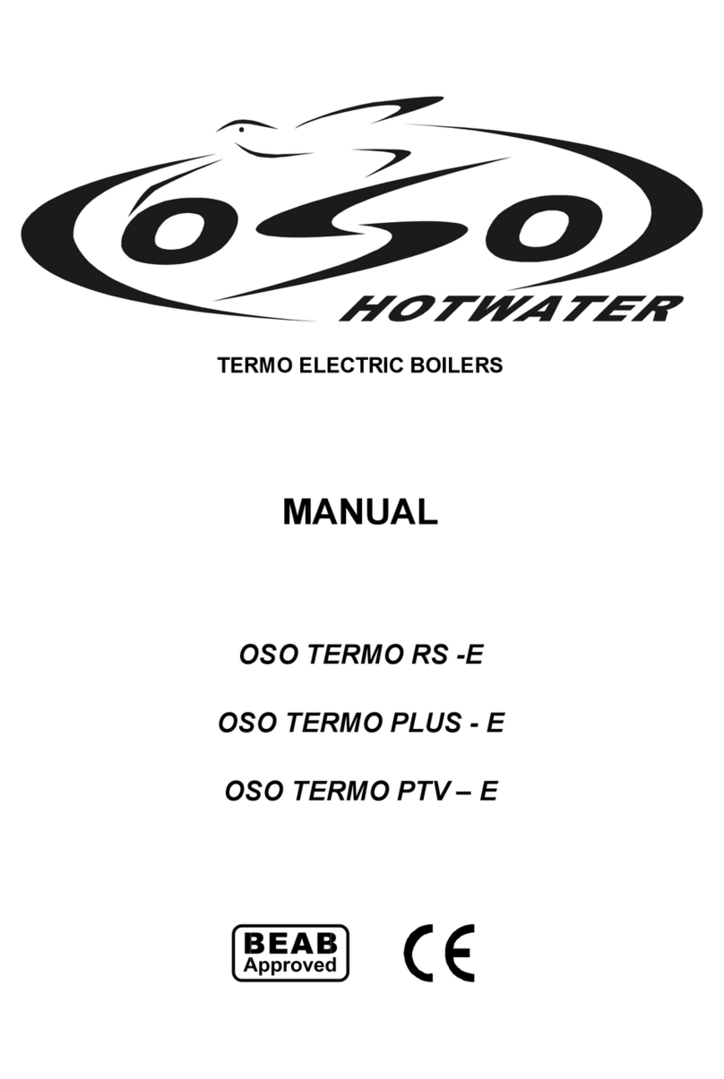 OSO TERMO PLUS-E User manual