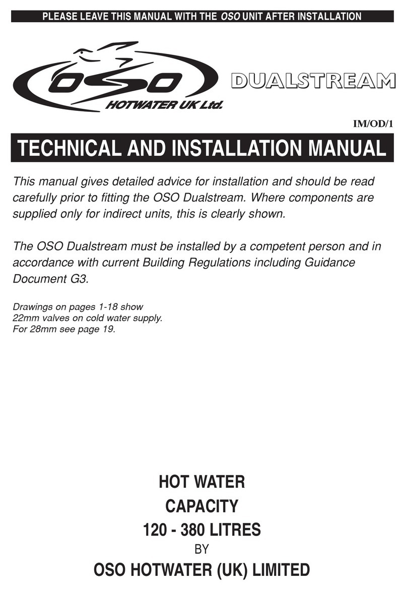 OSO Dualstream Technical installation manual