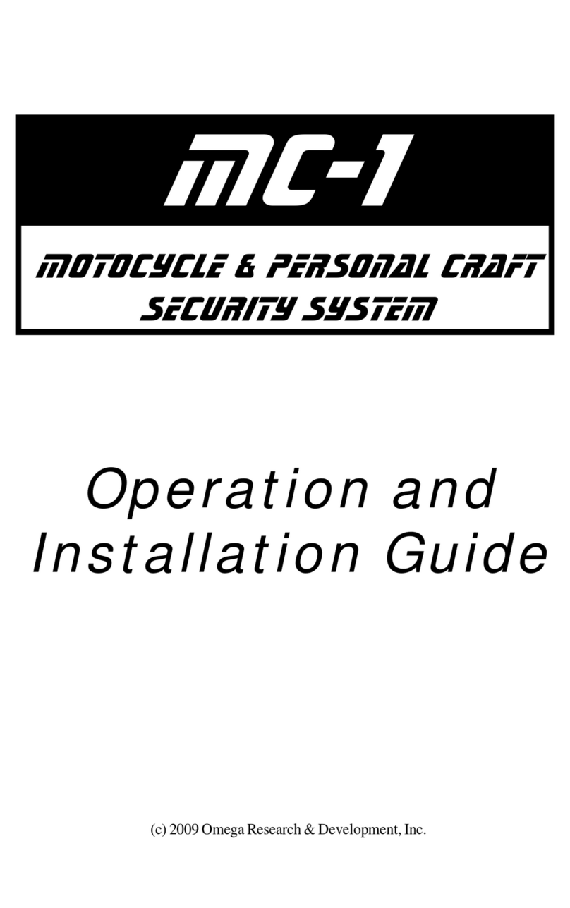 Omega MC-1 Operations & installation guide