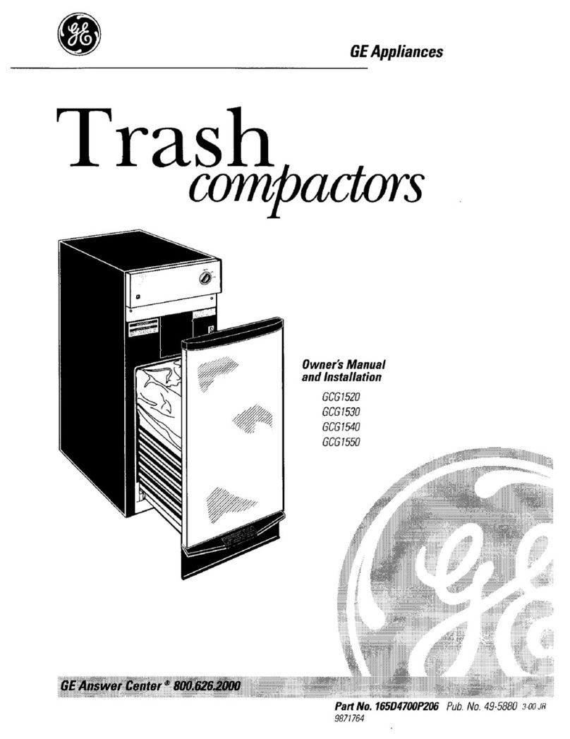 GE GCG1520 Safety guide