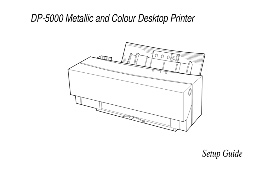 Oki DP-5000 Metallic and Colour Desktop Printer User manual