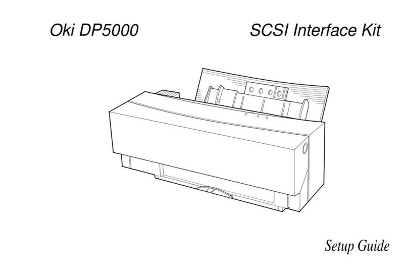 Oki DP-5000 Metallic and Colour Desktop Printer User manual