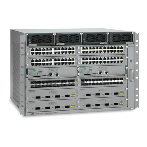 Allied Telesis x3100 Series User manual Allied Telesis x3100 Series User manual